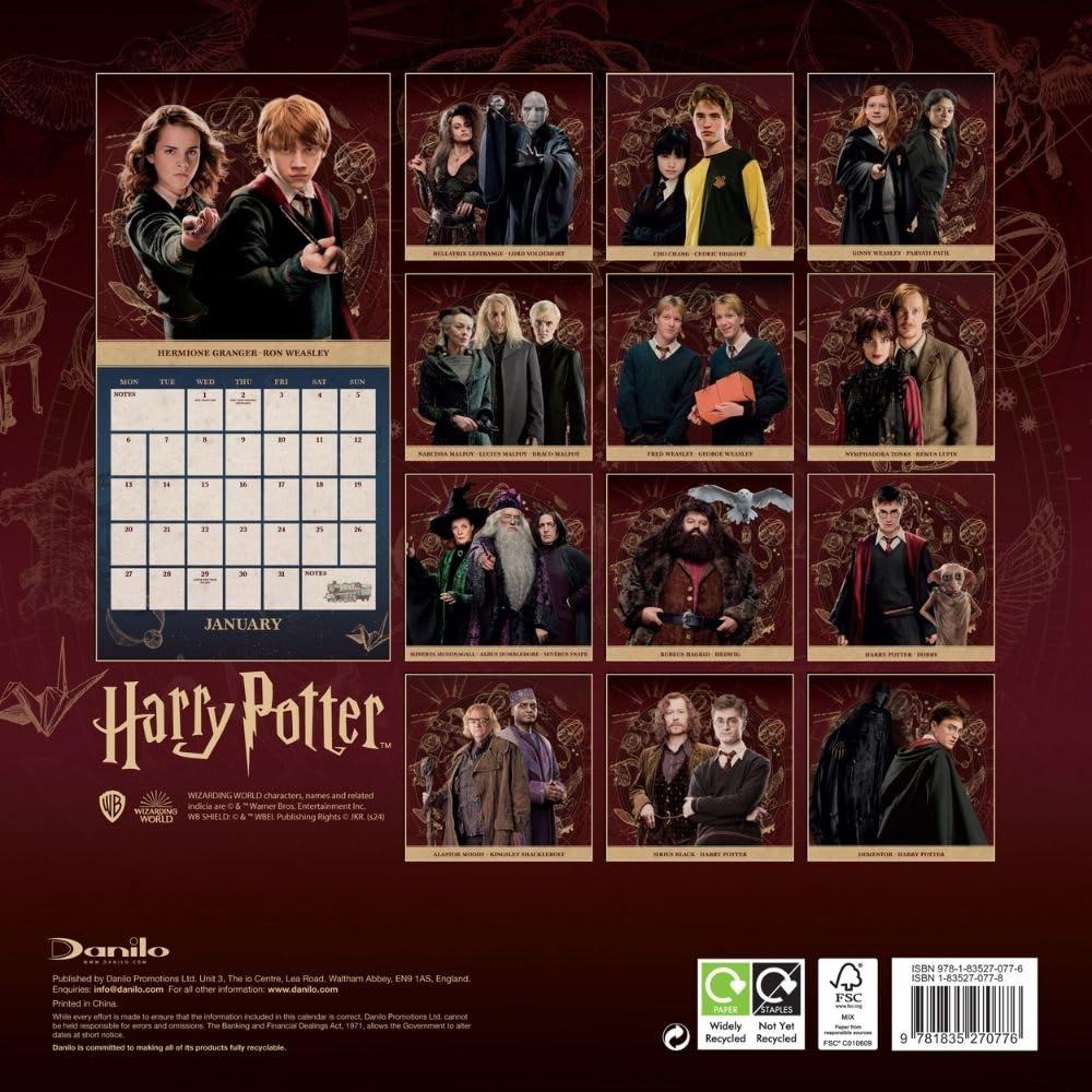 Harry Potter календар 2025